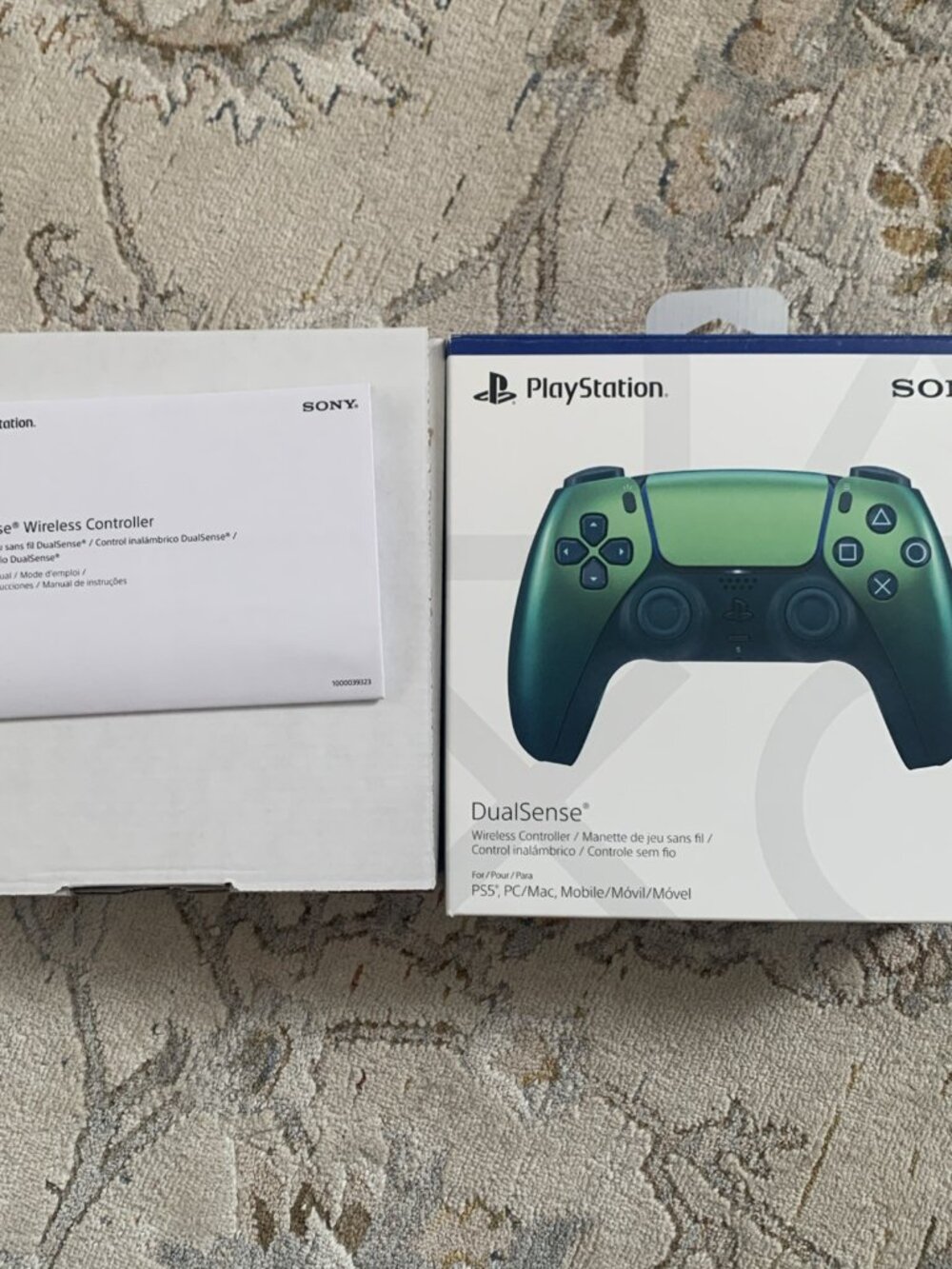 PlayStation PS5 Green Chroma Controller Box Only W/ Instructions Reseller Gift
